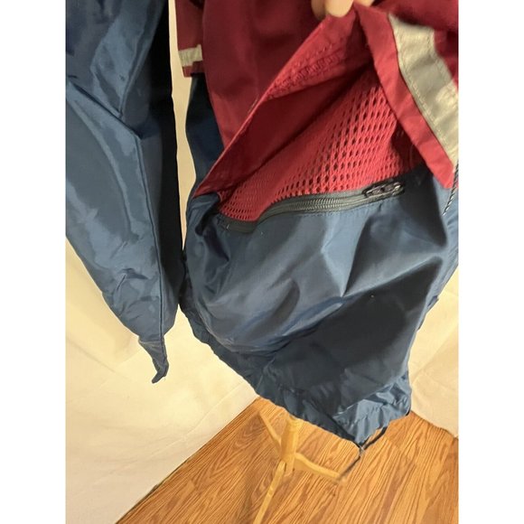 Vintage Bill Rodgers Running Jacket Windbreaker Medium Mens Reflective Stripe - Picture 5 of 12